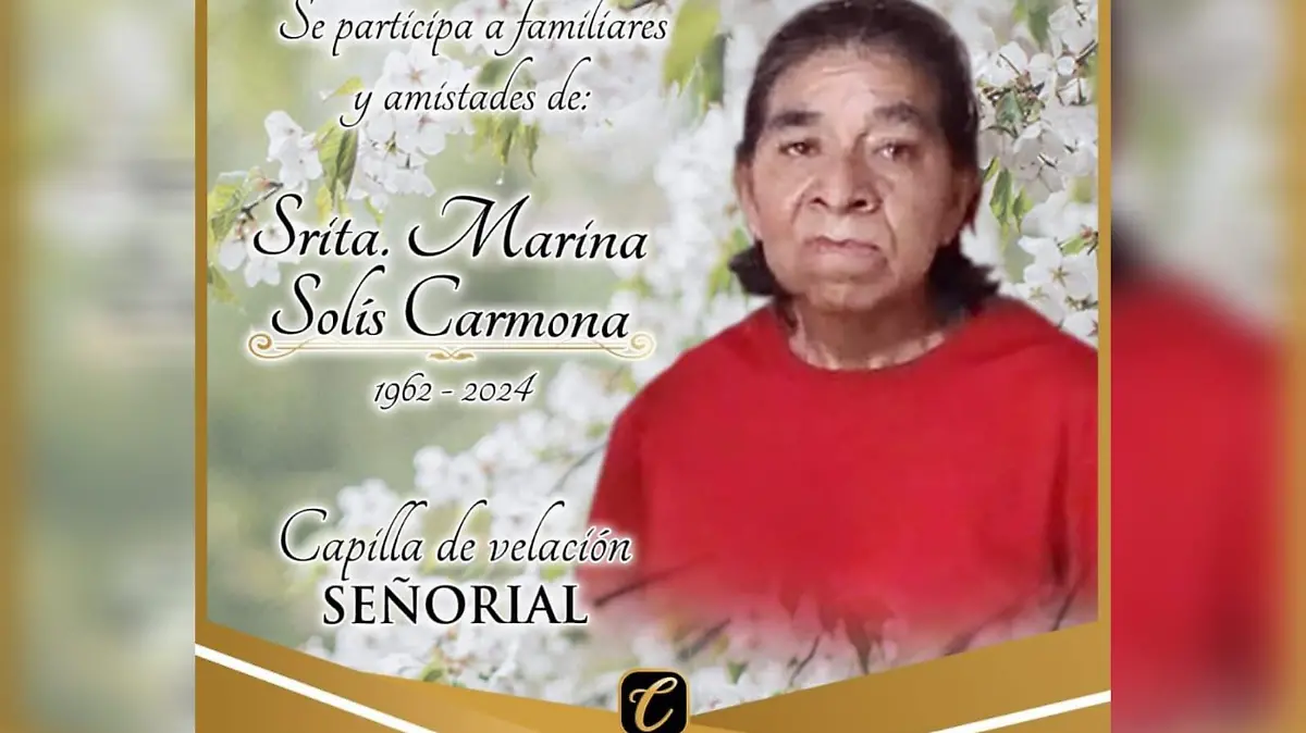 Muere señora. foto cortresia